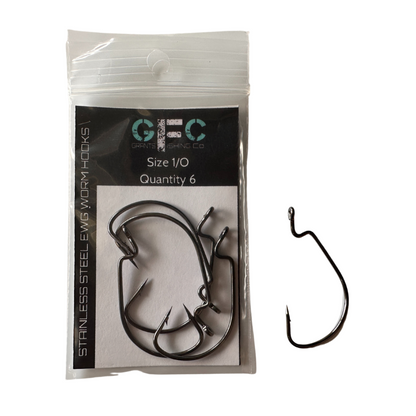 GFC Stainless Steel EWG Worm Hooks