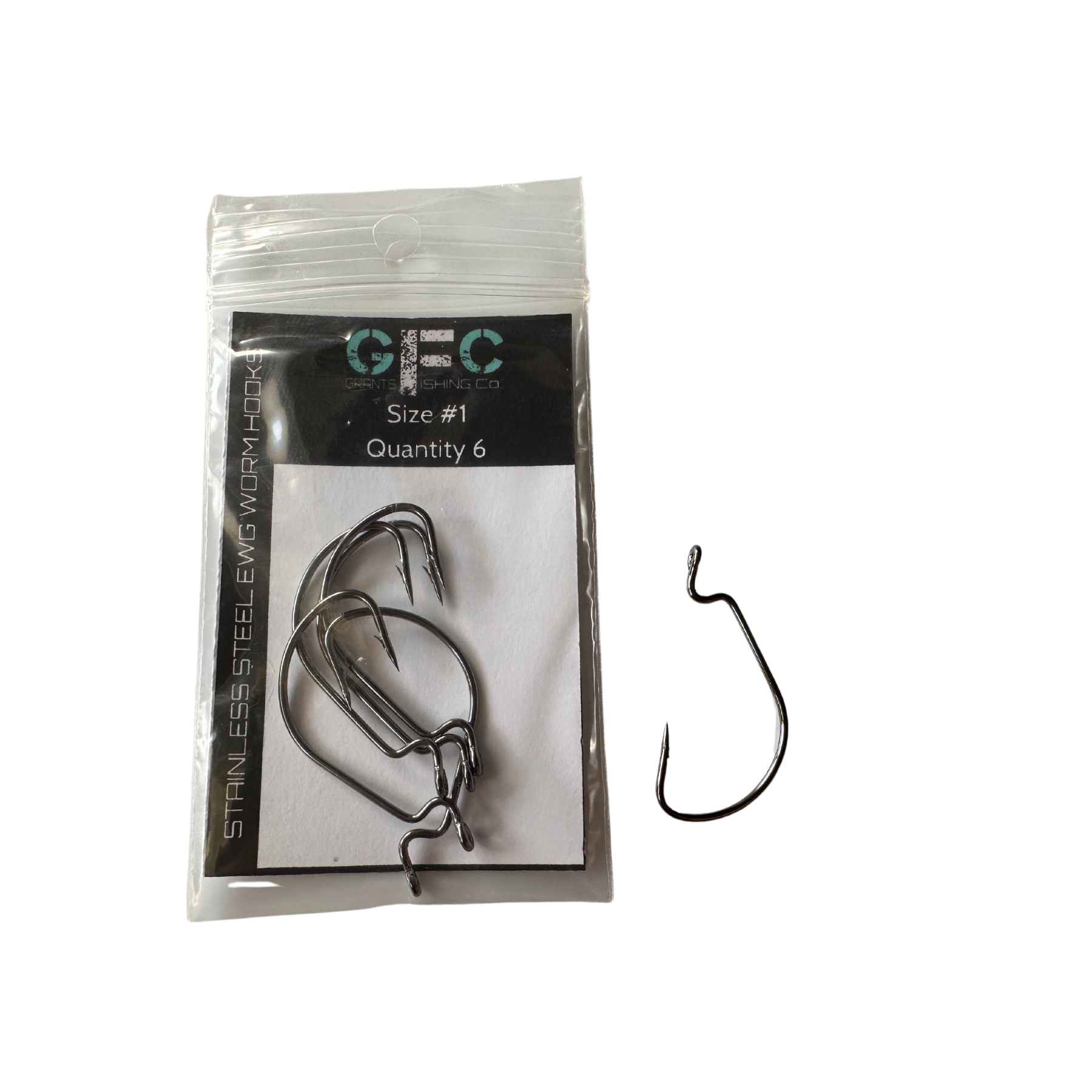 GFC Stainless Steel EWG Worm Hooks