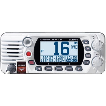 STANDARD HORIZON GX1410GB ECLIPSE SERIES 25W FIXED MOUNT VHF/GPS - WHITE