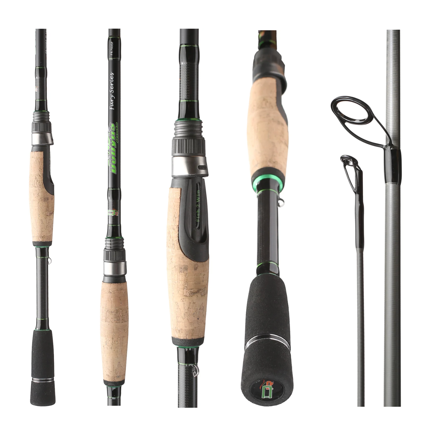 DOBYNS FURY SPINNING ROD 1PC-ML 7'