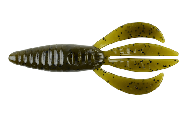 BERKLEY POWERBAIT PIT BOSS 4" GREEN PUMPKIN 8PK