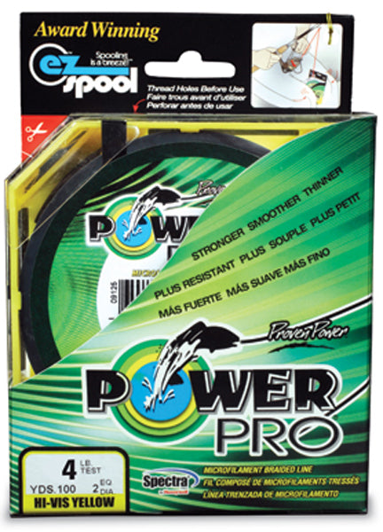 POWERPRO SPECTRA FIBER YELLOW 40# 300YD