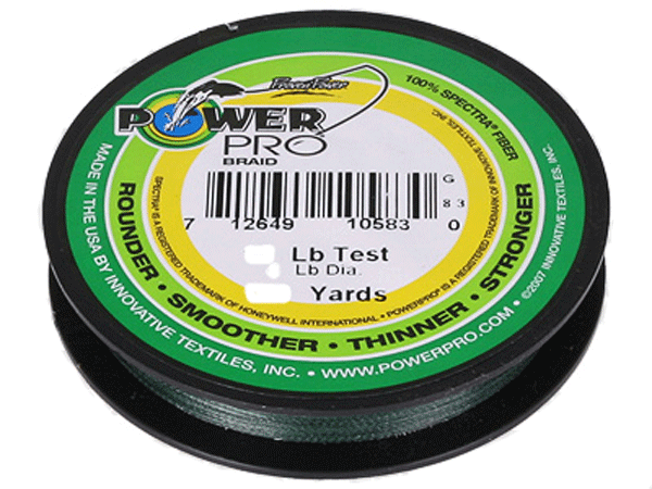 POWERPRO SPECTRA FIBER MOSS GREEN 50# 150YD