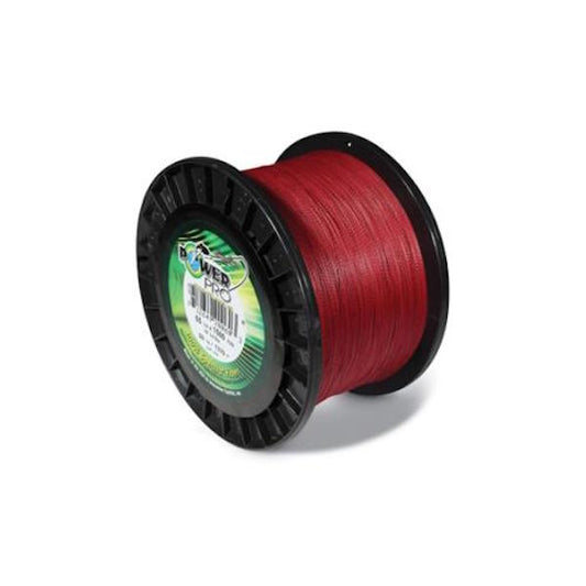 POWERPRO SPECTRA FIBER VERMILLION RED 50# 1500YD