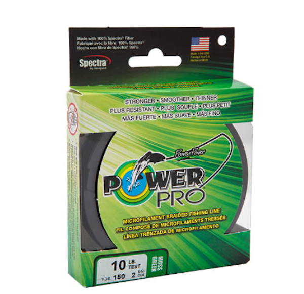 POWERPRO SPECTRA FIBER MOSS GREEN 100# 3000YDS BULK