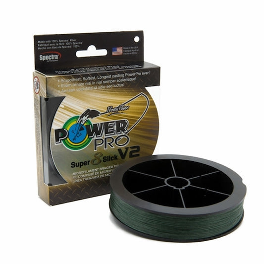 POWERPRO SUPER SLICK V2 MOSS GREEN 8# 150YD