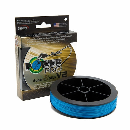 POWERPRO SUPER 8 SLICK V2 BLUE 15# 150YD