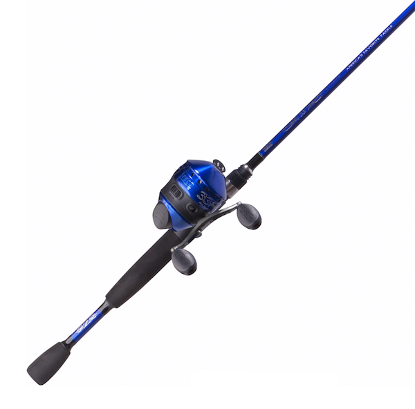 ZEBCO 33 CUSTOM-Z BLUE SPINCAST COMBO 2PC M 6'