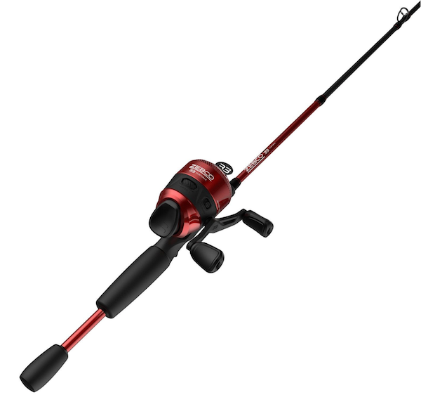 ZEBCO 33 CUSTOM-Z RED SPINCAST COMBO 2PC M 6'