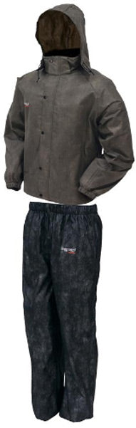 FROGG TOGGS ALL SPORT RAIN SUIT SMALL STONE/BLACK SMALL