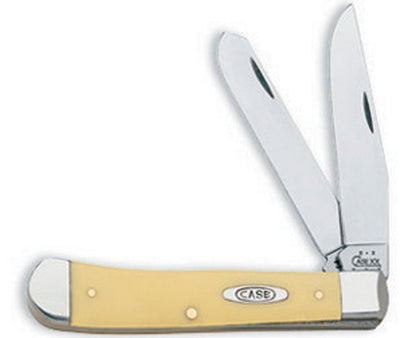 CASE TRAPPER MINI 2 BLADE 3.5" YELLOW CV