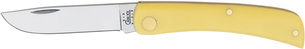 CASE SOD BUSTER JR 1 BLADE 3 5/8" YELLOW CARBON STEEL