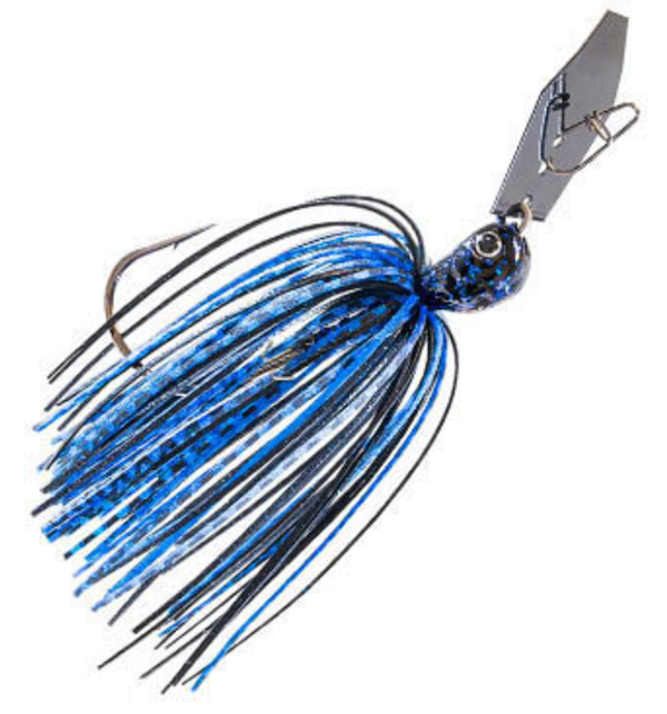 ZMAN CHATTERBAIT JACKHAMMER 3/4OZ BLACK/BLUE