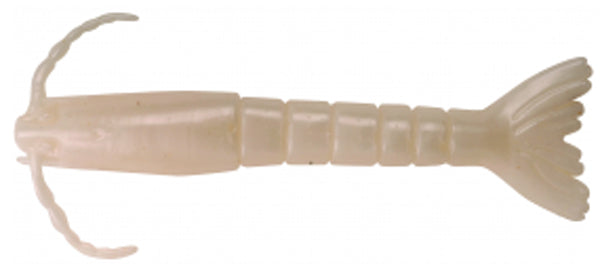 BERKLEY GULP! SALTWATER 3" SHRIMP PEARL WHITE 6PK