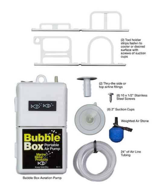 MARINE METALS LIVEWELL KIT WITH BUBBLE BOX