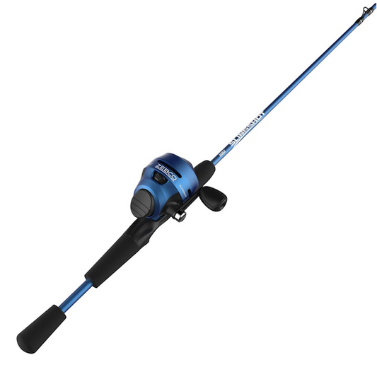 ZEBCO SLINGSHOT SPINCAST COMBO BLUE PC 5'6"