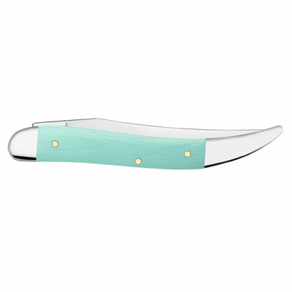 CASE MEDIUM TEXAS TOOTHPICK 4 1/4" 1 BLADE SEAFOAM GREEN G-10