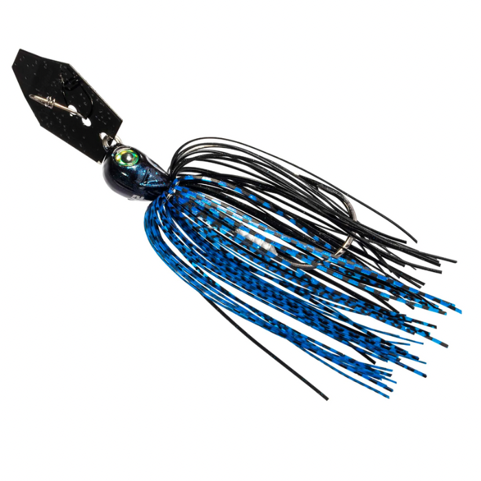 Z-MAN TUNGSTEN CHATTERBAIT ELITE EVO 1/2 OZ BLACK/BLUE