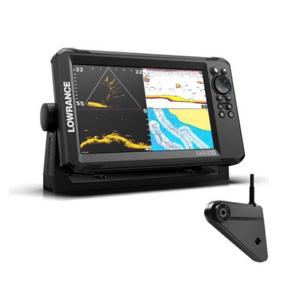 LOWRANCE EAGLE EYE™ 9 LIVE W/T/M TRANSDUCER & C-MAP® INLAND CHARTS