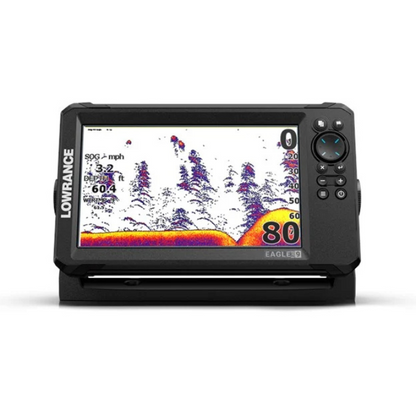 LOWRANCE EAGLE EYE™ 9 LIVE W/T/M TRANSDUCER & C-MAP® DISCOVER CHARTS