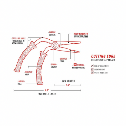 BUBBA 8.5" SS PISTOL GRIP PLIER