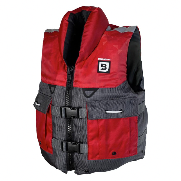 BLUESTORM CLASSIC CHILD FISHING LIFE JACKET - NITRO RED