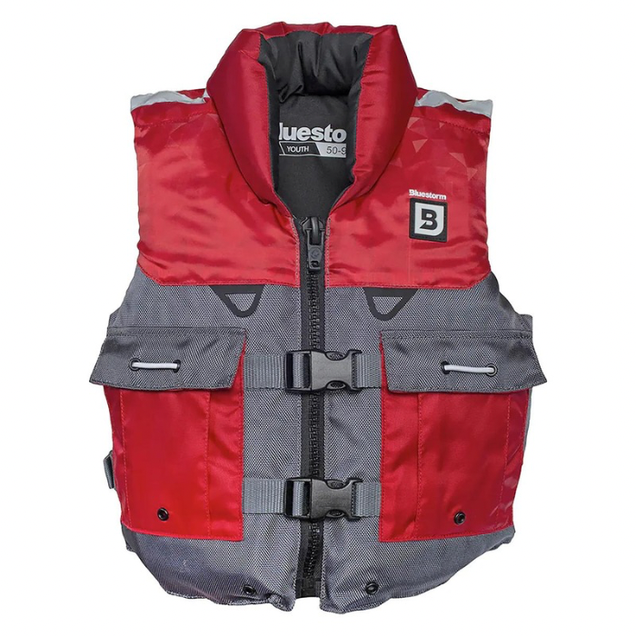 BLUESTORM CLASSIC CHILD FISHING LIFE JACKET - NITRO RED