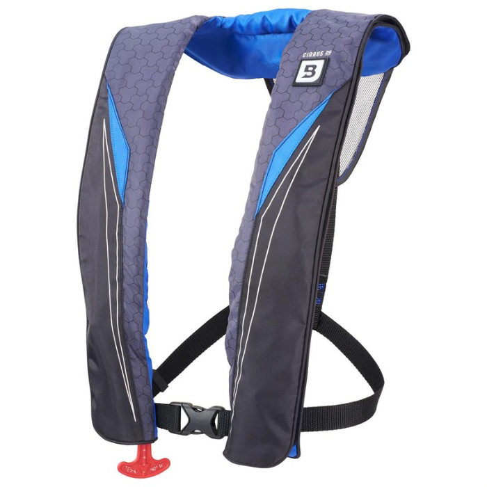 BLUESTORM CIRRUS 26 AUTO/MANUAL TYPE V INFLATABLE PFD - DEEP BLUE