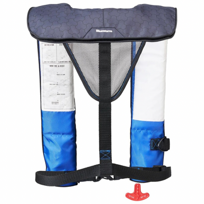 BLUESTORM CIRRUS 26 AUTO/MANUAL TYPE V INFLATABLE PFD - DEEP BLUE