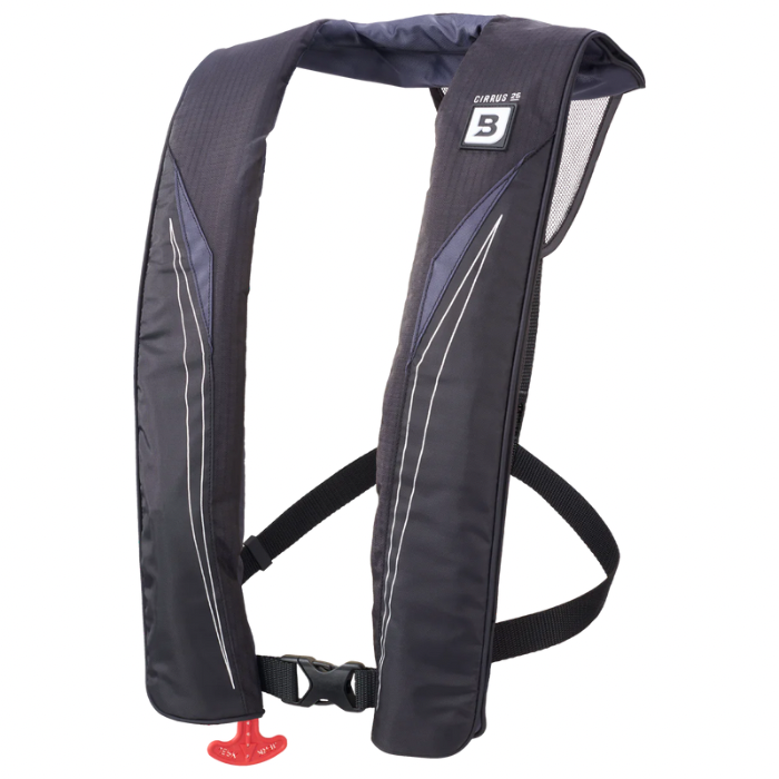 BLUESTORM CIRRUS 26 AUTO/MANUAL TYPE V INFLATABLE PFD - APEX BLACK