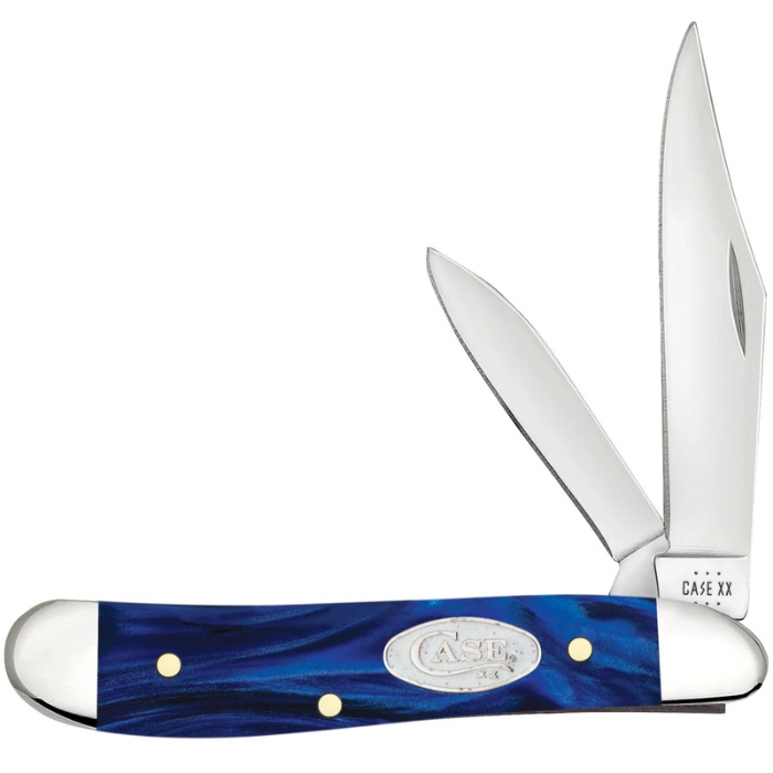 CASE PEANUT 2 BLADE 2 7/8" BLUE PEARL