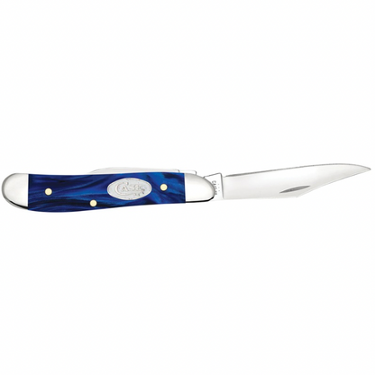 CASE PEANUT 2 BLADE 2 7/8" BLUE PEARL