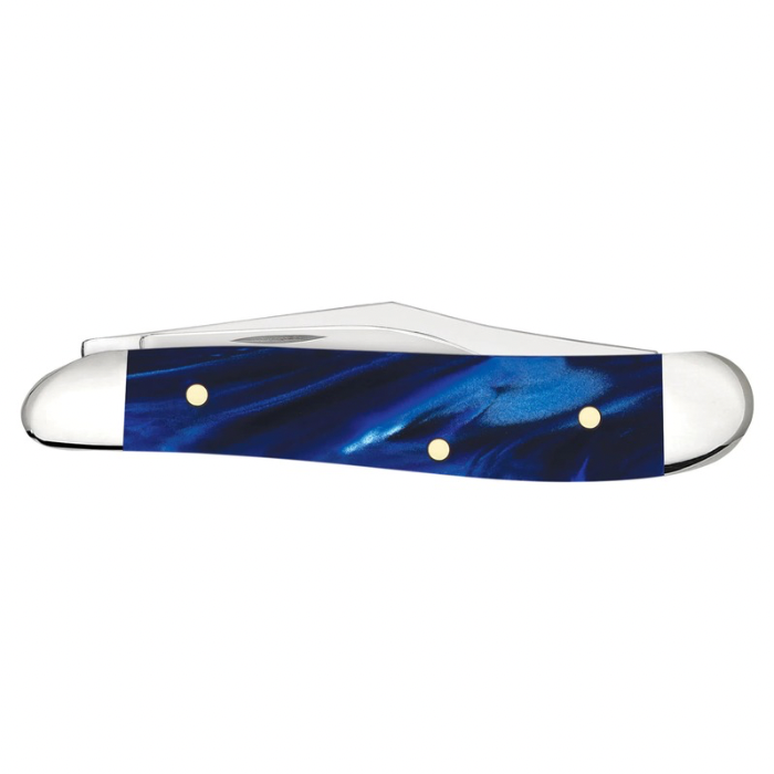 CASE PEANUT 2 BLADE 2 7/8" BLUE PEARL