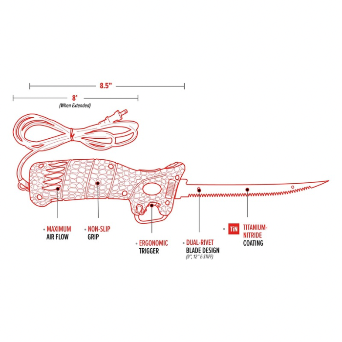 BUBBA 110V ELECTRIC FILLET KNIFE