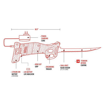 BUBBA LITHIUM ION ELECTRIC FILLET KNIFE