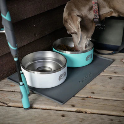 TOADFISH NON-TIPPING DOG BOWL - TEAL