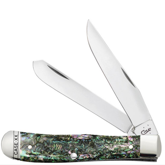 CASE TRAPPER 2 BLADE 4 1/8" ABALONE