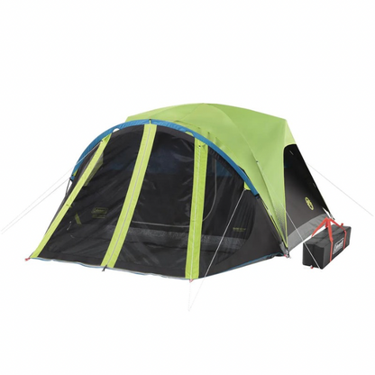 COLEMAN CARLSBAD 4-PERSON DARKROOM TENT W/SCREEN ROOM