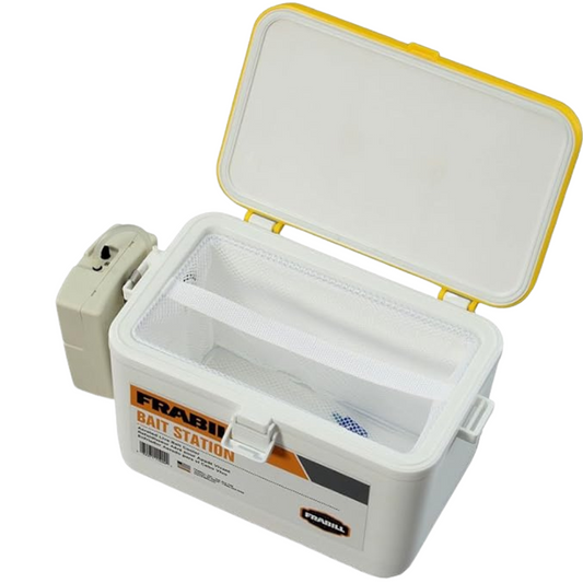 FRABILL BAIT BOX WITH AERATOR - 8 QUART