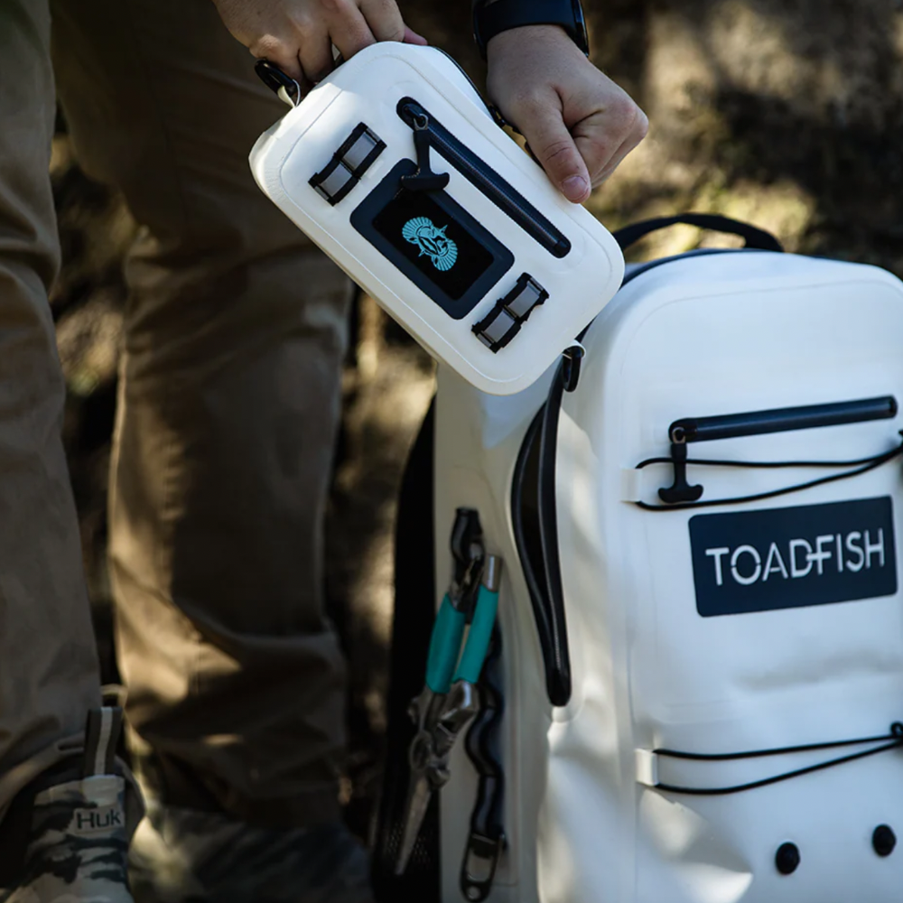 TOADFISH WATERPROOF BACKPACK + SLING - SEA SHELL