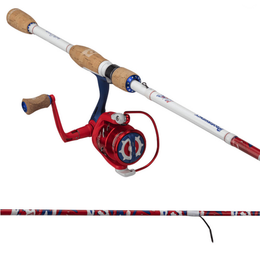 PROFISHIENCY KRAZY AMERICANA SPINNING COMBO 1PC M 7'