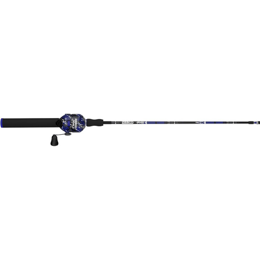 ZEBCO SPLASH ZFBLUE SPINCAST COMBO 8# 2PC M 6'