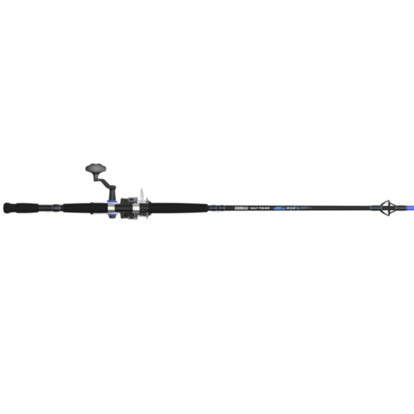 ZEBCO SALT FISHER BITE ALERT SPINNING COMBO MH 7'
