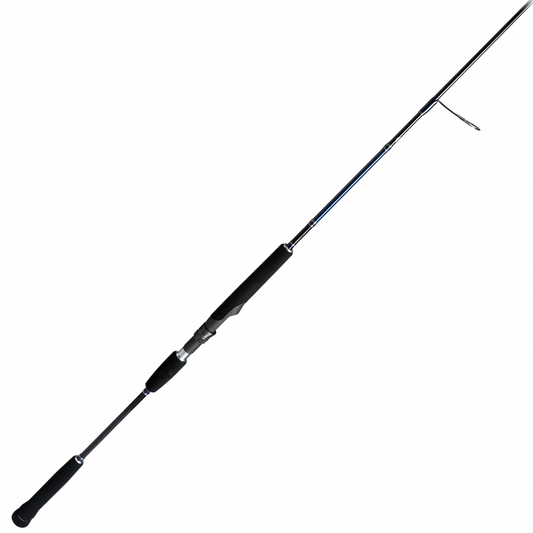 Fishing rod on a white background