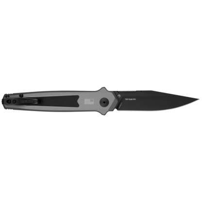KERSHAW LAUNCH 17 AUTO SILVER/BLACK 3.5" KNIFE