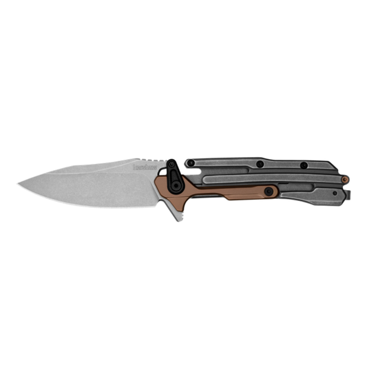 KERSHAW FRONTRUNNER 2.9" MANUAL FL GREY/BRONZE KNIFE