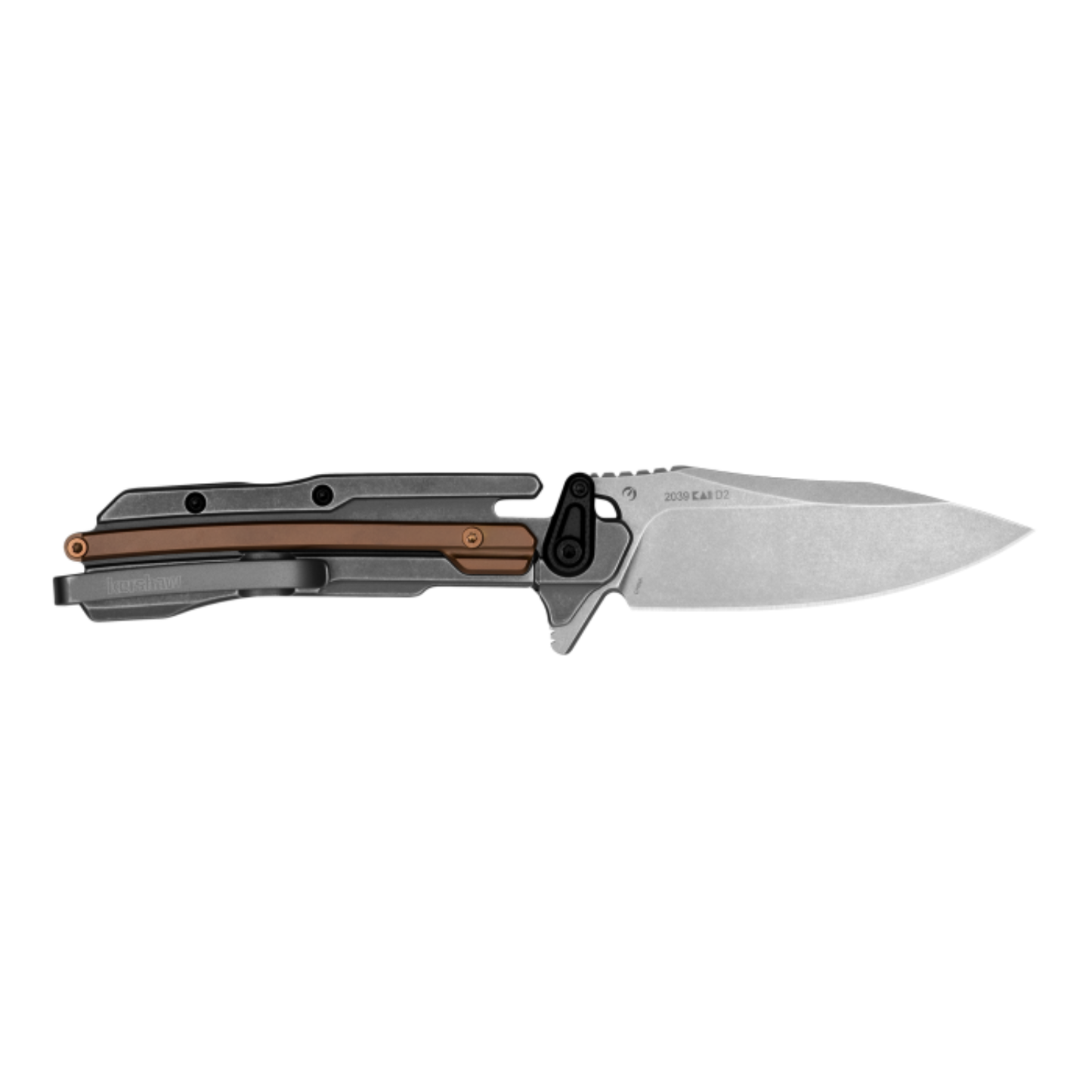 KERSHAW FRONTRUNNER 2.9" MANUAL FL GREY/BRONZE KNIFE