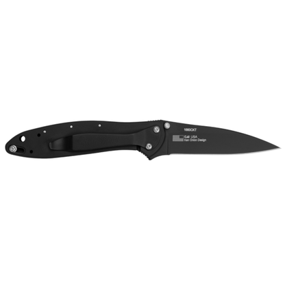 KERSHAW KO LEEK 4" LINER LOCK BLACK KNIFE