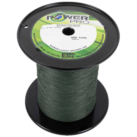 POWERPRO SPEAGLE CLAWTRA FIBER MOSS GREEN 80# 3000YDS