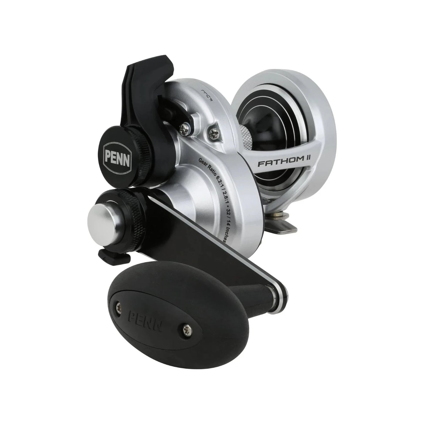 PENN FATHOM II LEVER DRAG 2 SPEED CONVENTIONAL REEL - SIZE 15